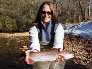 Rainbow Trout French Broad River Brevard Fishing
