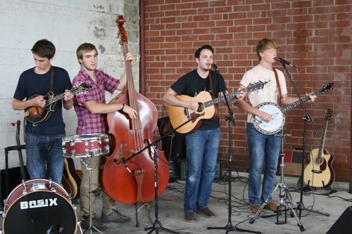 The band at Brevard Lumber Co